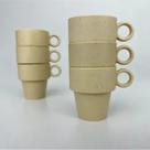Xicara Cafe Empilhavel Bambu e PP Lines Bege 120Ml 2955 Lyor Xicara Cafe Empilhavel Bambu e PP Lines Bege 120Ml 2955 Lyor