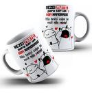Xícara Caneca Personalizada de Porcelana Cerâmica Dia dos Namorados Divertida Casal Flor kee md1