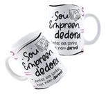 Xícara Caneca Personalizada de Porcelana Cerâmica Profissão Empreendedor Empreendedora