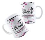 Xícara Caneca Personalizada Porcelana Profissão Psicologia Psicológo Psicológa MD2