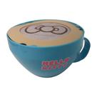 Xicara Cappuccino Hello Kitty Azul Laço FUN F0142-3