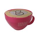Xicara Cappuccino Hello Kitty Pink Laço FUN F0142-3