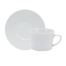 Xicara Chá Com Pires 200ml Porcelana Schmidt - Mod. Artico 243