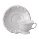 Xicara Chá Com Pires 200ml Porcelana Schmidt - Mod. Pomerode 114