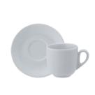 Xicara Chá Com Pires 250ml Porcelana Schmidt - Mod. Pampa