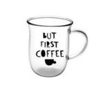 Xícara coffe time em vidro borossilicato 350ml Xícara coffe time em vidro borossilicato 350ml