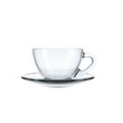 Xícara Com Pires Astral 240ml-Café C/Leite Chocolate Chá