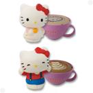 Xícara da Hello Kitty Cappuccino com Boneca Surpresa Roxo F0142-3 - Fun Divirta-se
