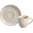 Xícara de Café com Pires 120ml Bio Latte Porto Brasil Mesa Posta Café da Manhã