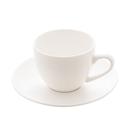 Xícara de Café com Pires Clean de Porcelana 100ml