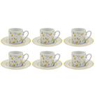 Xícara De Café Limone Porcelana 90Ml 6 Peças - Hauskraft Xícara De Café Limone Porcelana 90Ml 6 Peças - Hauskraft