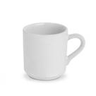 Xícara De Café Porcelana Branca Lisa 60ML Canequinha 1 Unid