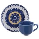 Xícara de Chá com Pires 200ml Floreal La Carreta Oxford Xícara de Chá com Pires 200ml Floreal La Carreta Oxford