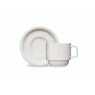 Xícara De Chá Com Pires De Porcelana 215ml Classe
