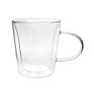 Xícara de vidro borossilicato parede dupla 220ml