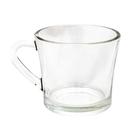 Xícara De Vidro Transparente Resistente Para Chás Cafés Leite Com 185ml