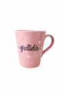 Xícara Gratidão Rosa 300ml