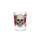 Xícara Hx55 Caveira Com Rosas - Helsim Xícara Hx55 Caveira Com Rosas - Helsim