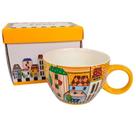 Xícara Jumbo Egan Italy Paese Mio 460ml Amarela: O Charme do Design Italiano em Porcelana
