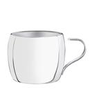 Xícara Para Café 80 Ml Aço Inox Tramontina - Acabamento Brilho, Paredes Duplas, Higiene E