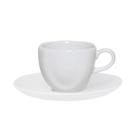 Xícara Para Chá Com Pires Em Porcelana Ryo White 220ml Oxford