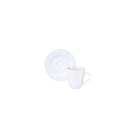 Xícara Pires Café Leonora Porcelana 70ml 2pçs Tramontina
