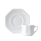 Xicaras Chá com Pires 280ml Porcelana Schmidt - Mod. Orion 078