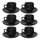 Xicaras de Café porcelana Manhattan 90ml com 6 peças