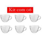 Xícaras De vidro Para Chá e Café 200ml sem pires