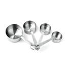 Xícaras Medidoras Inox 4 Peças Profissional 60 a 240ml - James.F Xícaras Medidoras Inox 4 Peças Profissional 60 a 240ml - James.F