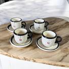 Xícaras Personalizadas Para Tomar Café 4 unidades Com Pires Xícaras Personalizadas Para Tomar Café 4 unidades Com Pires