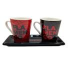 Xicaras Tul 130ml Com 1 Pires Flamengo