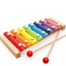 Xilofone de Madeira Metalofone Infantil 8 Notas Brinquedo Colorido Vanguarda