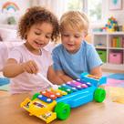 Xilofone Infantil Educativo Colorido Coordenação Motora