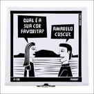 Xilogravura queimada no azulejo ( cuscuz )