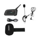 XiNOWY V6C PRO Full Duplex 1200M Futebol 2 Árbitro Arbitragem Earhook Bluetooth Intercom Headset XiNOWY V6C PRO Full Duplex 1200M Futebol 2 Árbitro Arbitragem Earhook Bluetooth Intercom Headset