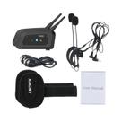 XiNOWY V6C PRO Full Duplex 1200M Futebol 2 Árbitro Arbitragem Earhook Bluetooth Intercom Headset
