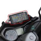 Xmax Suporte Celular Carregador Saida Dupla GPS Barra Fixa Xmax Suporte Celular Carregador Saida Dupla GPS Barra Fixa