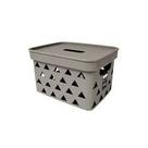 Xplast - Organizador com Tampa Triangulos 3,6L Xplast - Organizador com Tampa Triangulos 3,6L