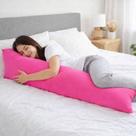 Xuxão de Corpo Travesseiro Almofada Descanso Com Fronha Antialérgico 1,35x0,35
