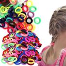 Xuxinha Elástico Para Cabelo Pequeno Neon Pacote Com 300Un