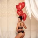 YAFFA LINGERIE - Conjunto Strappy Simples Disponíveis em 3 Tamanhos