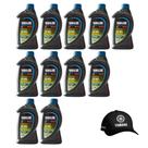 Yamalube TCW3 2 Tempos Óleo Náutico Premium Kit 11 Litros Mais Boné