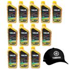 Yamalube TCW3 2 Tempos Óleo Náutico Premium Kit 12 Litros Mais Boné