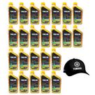 Yamalube TCW3 2 Tempos Óleo Náutico Premium Kit 24 Litro Mais Boné