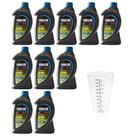 Yamalube TCW3 2T Óleo Náutico Premium Kit 10 Litros Mais Copo Dosador
