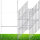 Yard Sign H Stakes Zonon 30 unidades de metal pesado de 42 cm x 18 cm