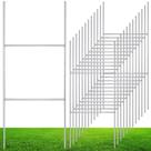 Yard Sign Stakes H Frame Metal 16,5 x 7" para placas corrugadas Yard Sign Stakes H Frame Metal 16,5 x 7" para placas corrugadas