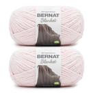 Yarn Bernat Blanket Blush Pink, pacote com 2, 300 g, poliéster, 6, super volumoso