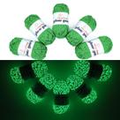 Yarn bulingbuling Glow in Dark 260 g 273 jardas verde esmeralda